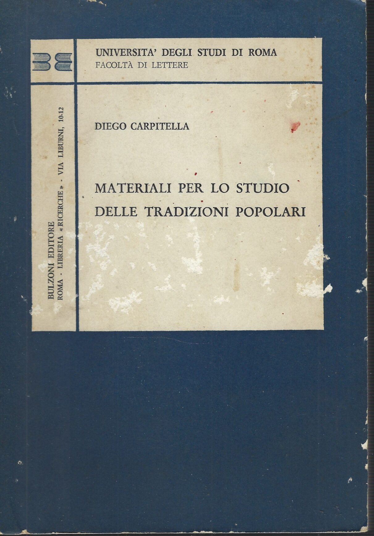 Materiali Per Lo Studio Delle Tradizioni Popolari
