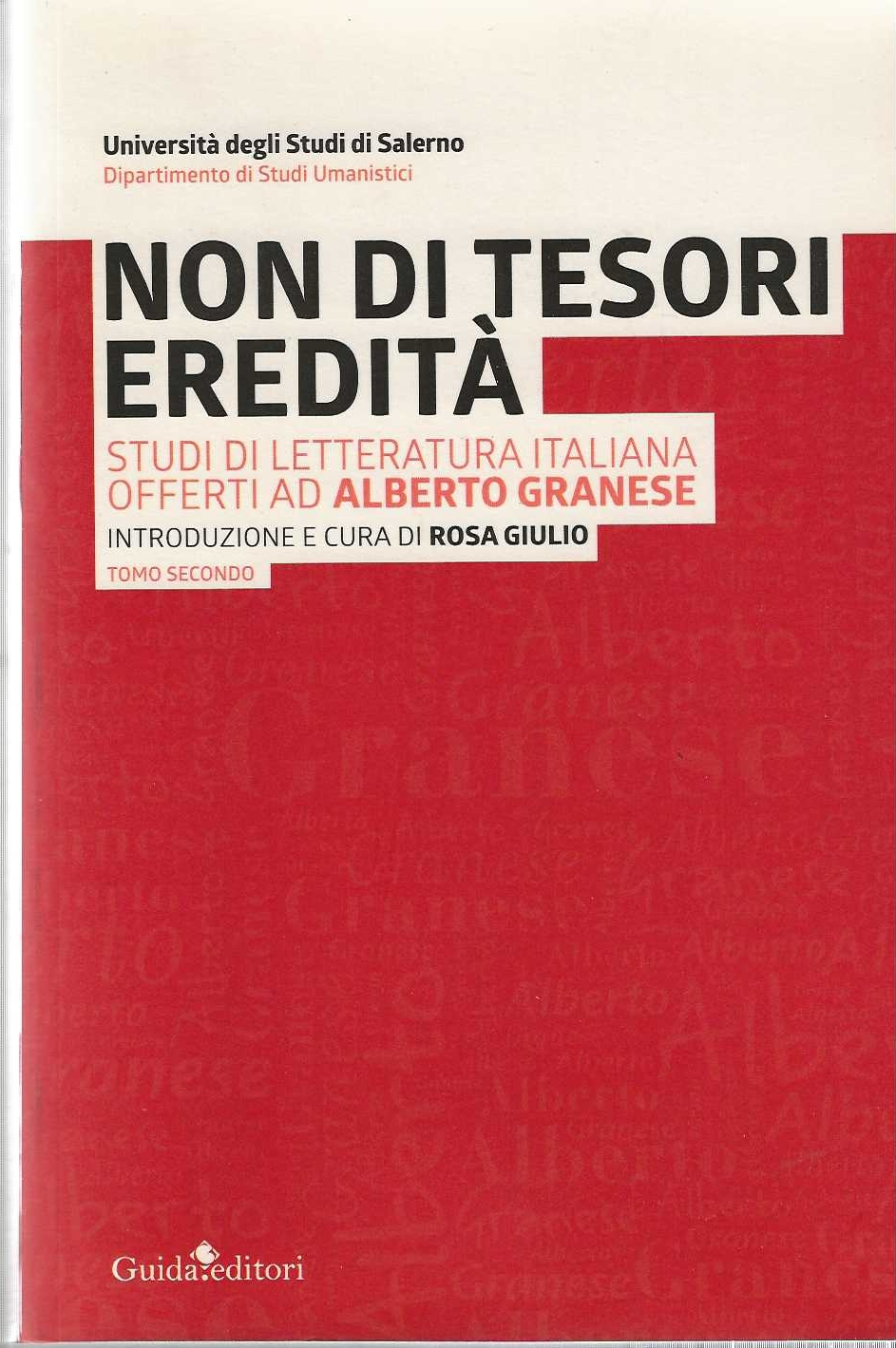 Non di tesori eredità