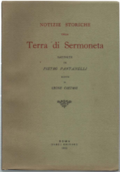 Notizie Storiche Della Terra Di Sermoneta. Volume I E Volume …