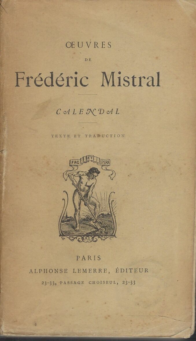 Oeuvres De Frederic Mistral. Calendal