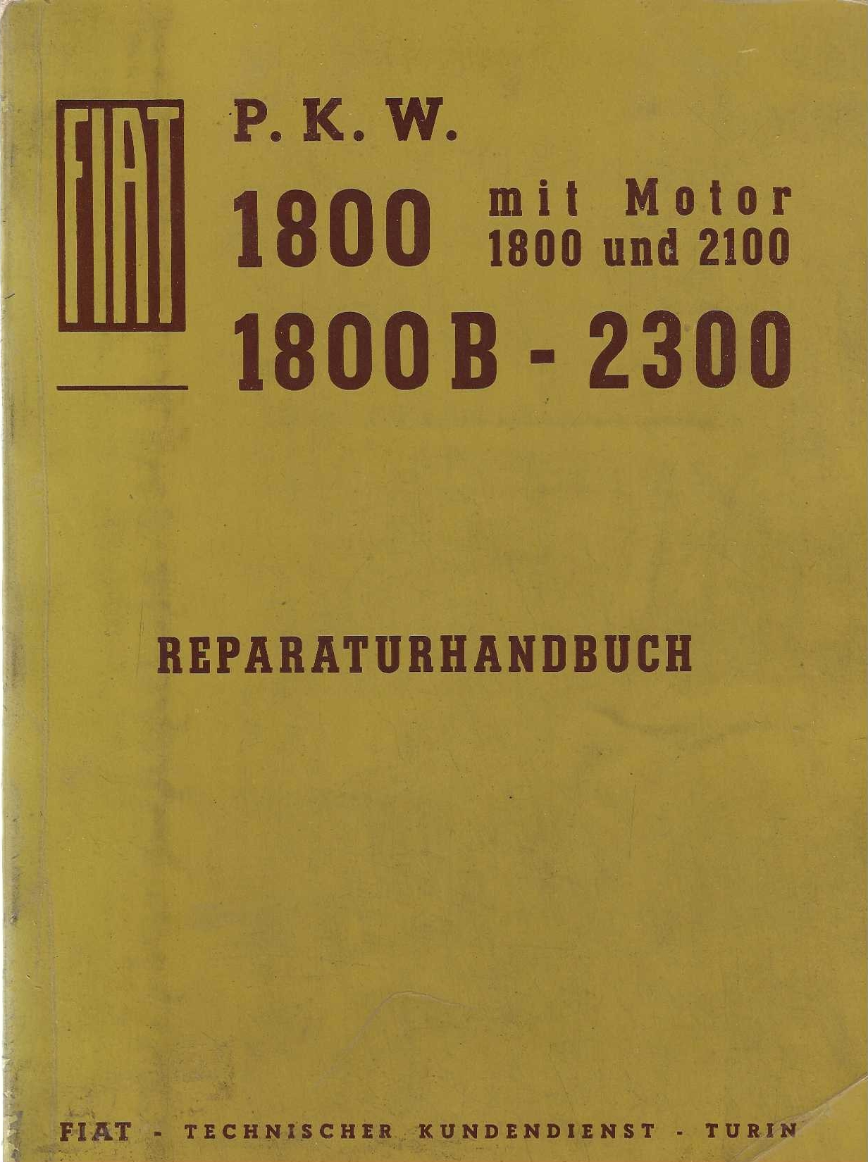 P. K. W. 1800- 1800 B- 2300. mit Motor 1800 …
