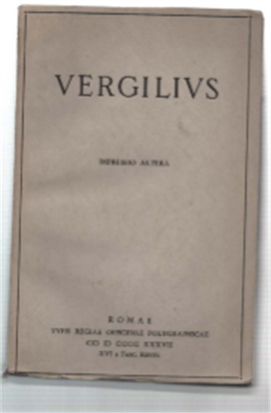 P. Vergili Maronis Opera Remigius Sabbadini Recensuit Vol. Ii Aeneis. …