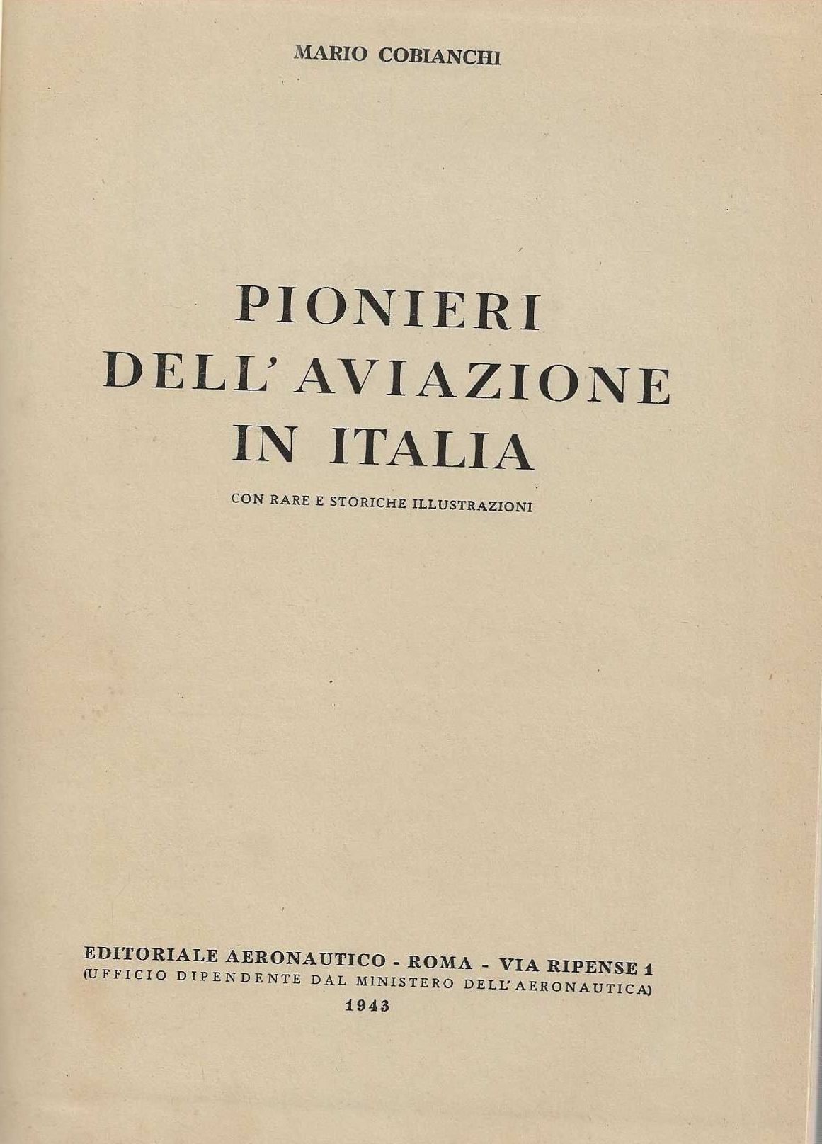 Pionieri dell'aviazione in Italia
