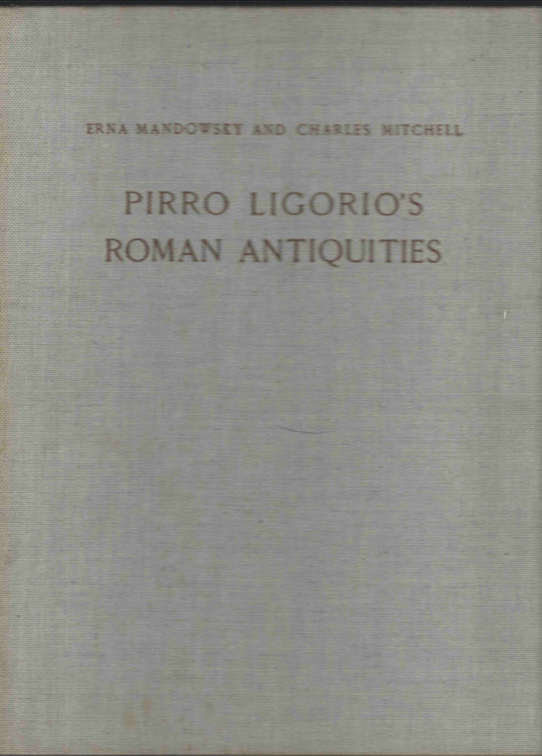 Pirro Ligorio's Roman Antiquities