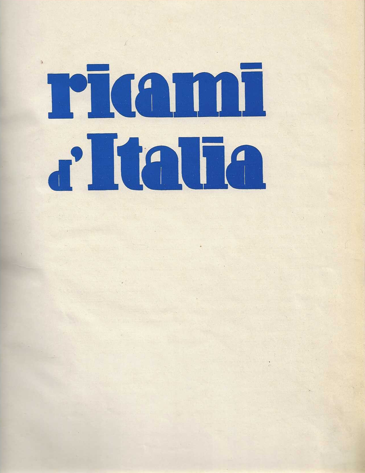 Ricami d' Italia