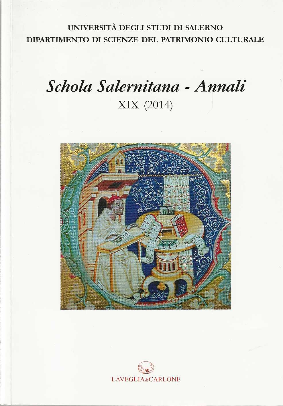 Schola Salernitana - Annali XIX (2014)