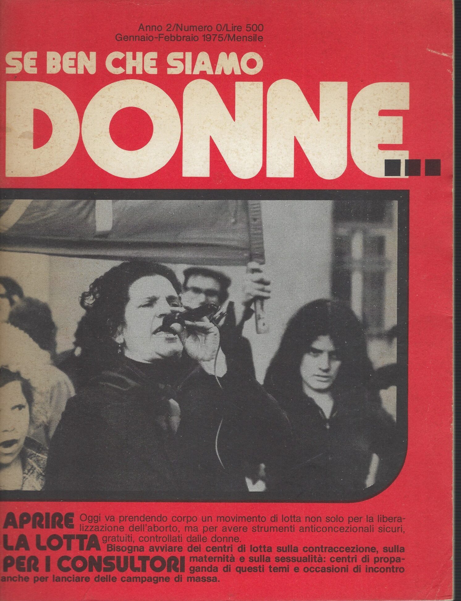 Se Ben Che Siamo Donne. Anno 2/ Numero 0