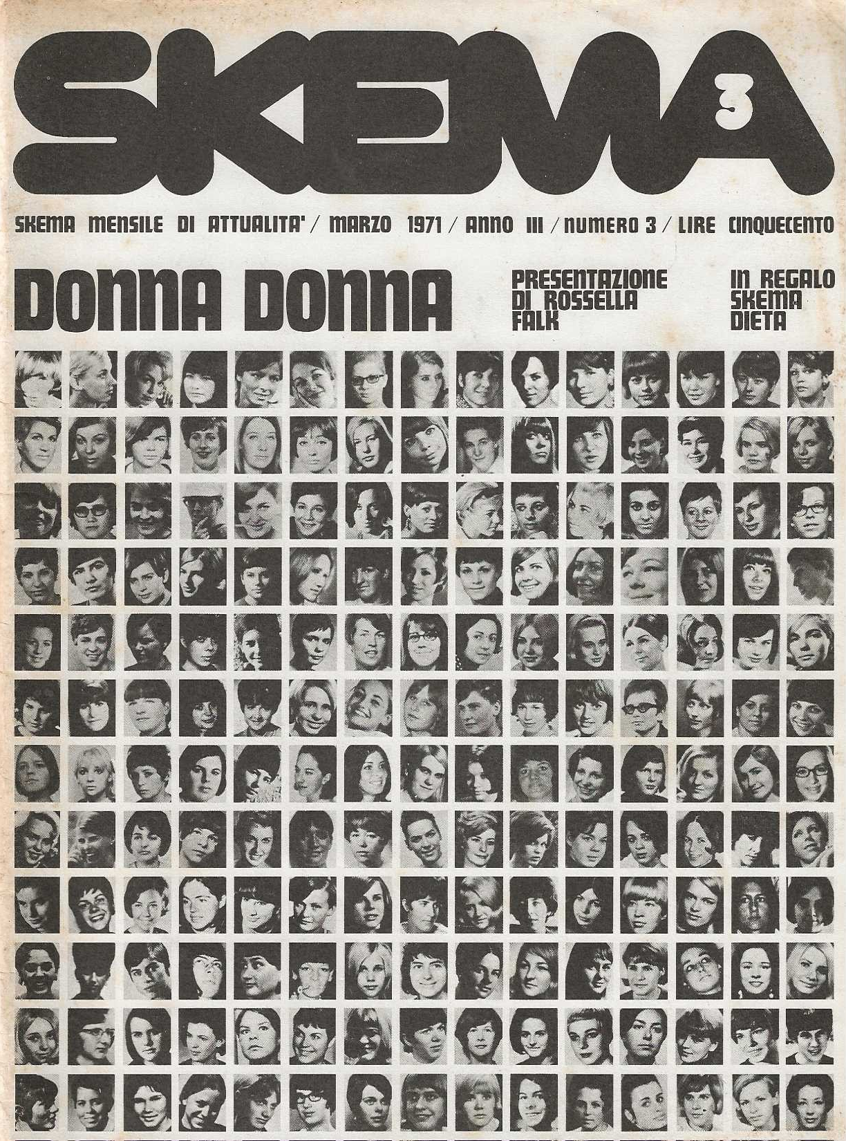 Donna donna. Skema. Numero monografico.
