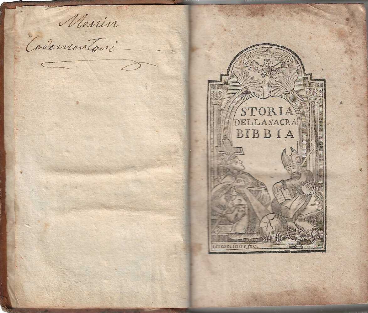 Storia del vecchio e nuovo testamento o sia della Bibbia …