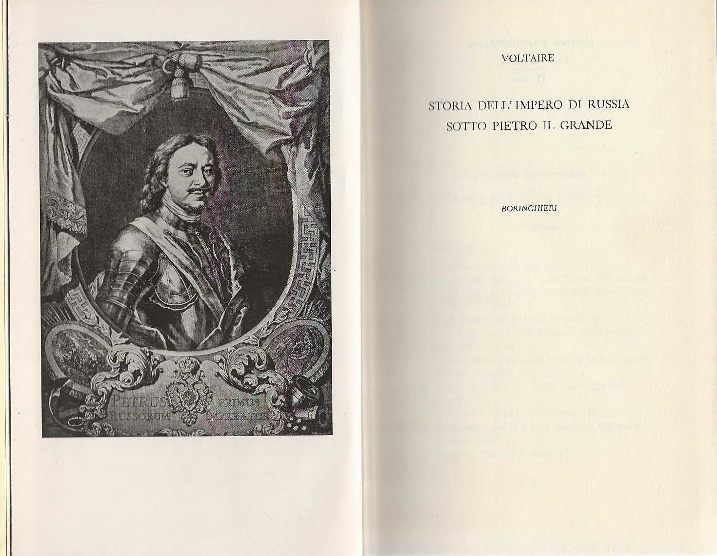 Storia dell'impero di Russia sotto Pietro il Grande