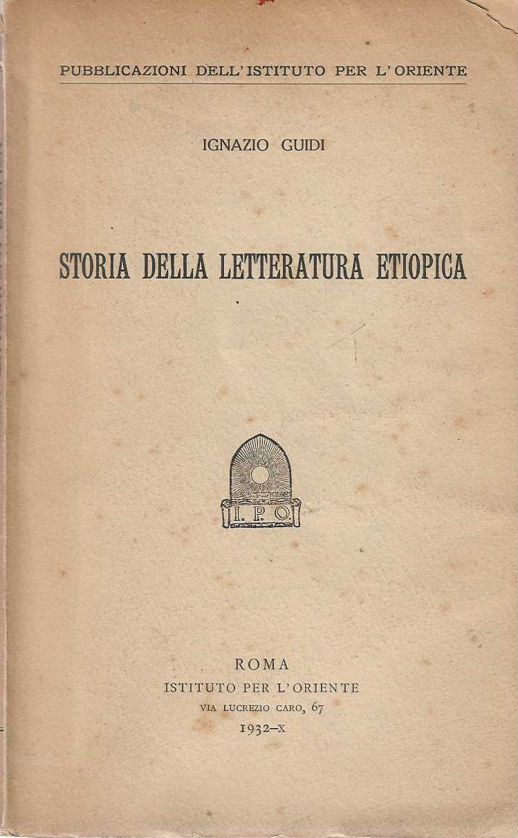 Storia della letteratura etiopica