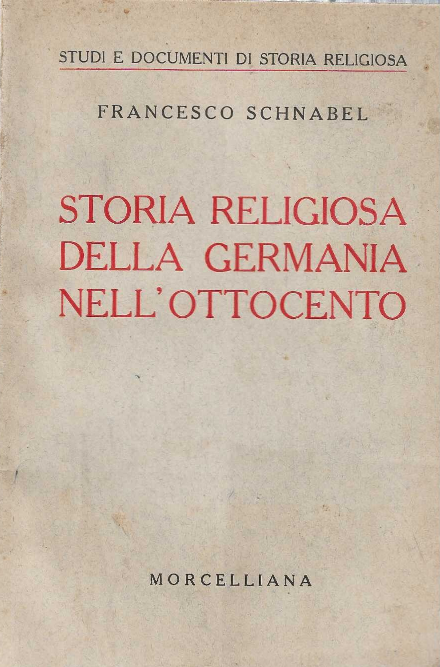 Storia religiosa della Germania nell'ottocento