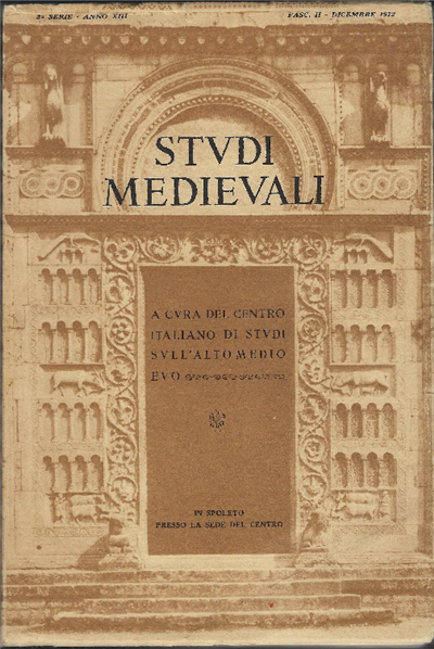 Studi Medievali