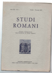 Studi Romani. Rivista Trimestrale Dell'istituto Di Studi Romani. Anno Xxi …