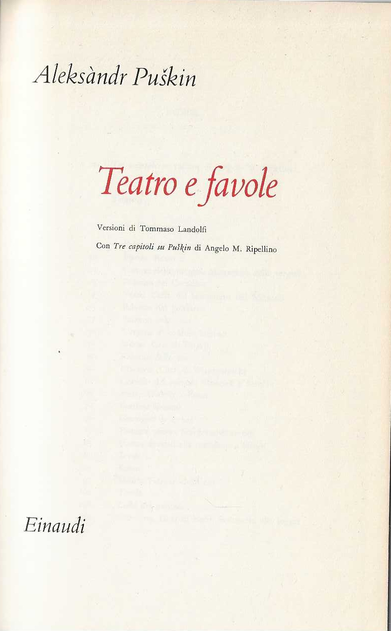 Teatro e favole