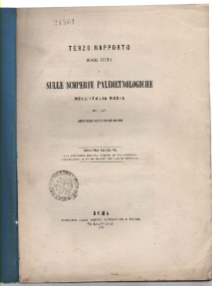 Terzo Rapporto Sugli Studi E Sulle Scoperte Paleoetnologiche Nell'italia Media