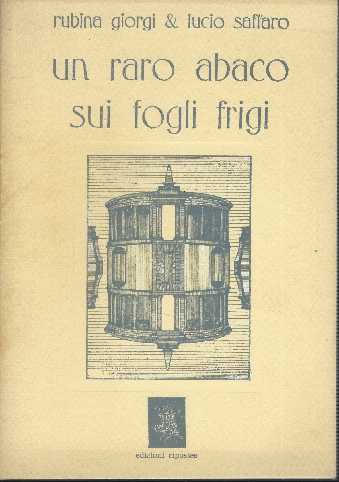 Un Raro Abaco Sui Fogli Frigi. La Filosofia Marina