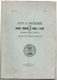 Vol. Lxvi 1993 Atti E Memorie Della Società Tiburtina Di …