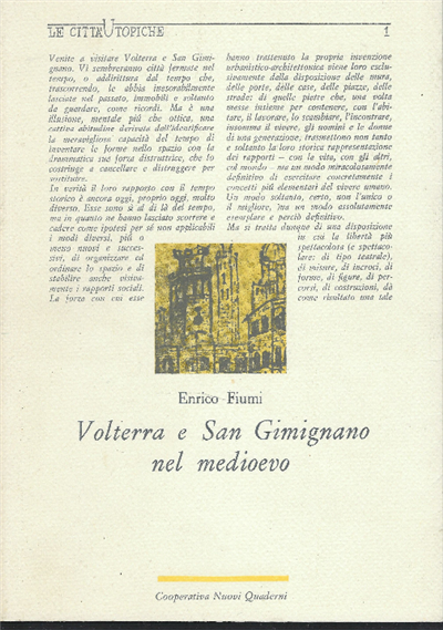 Volterra E San Gimignano Nel Medioevo