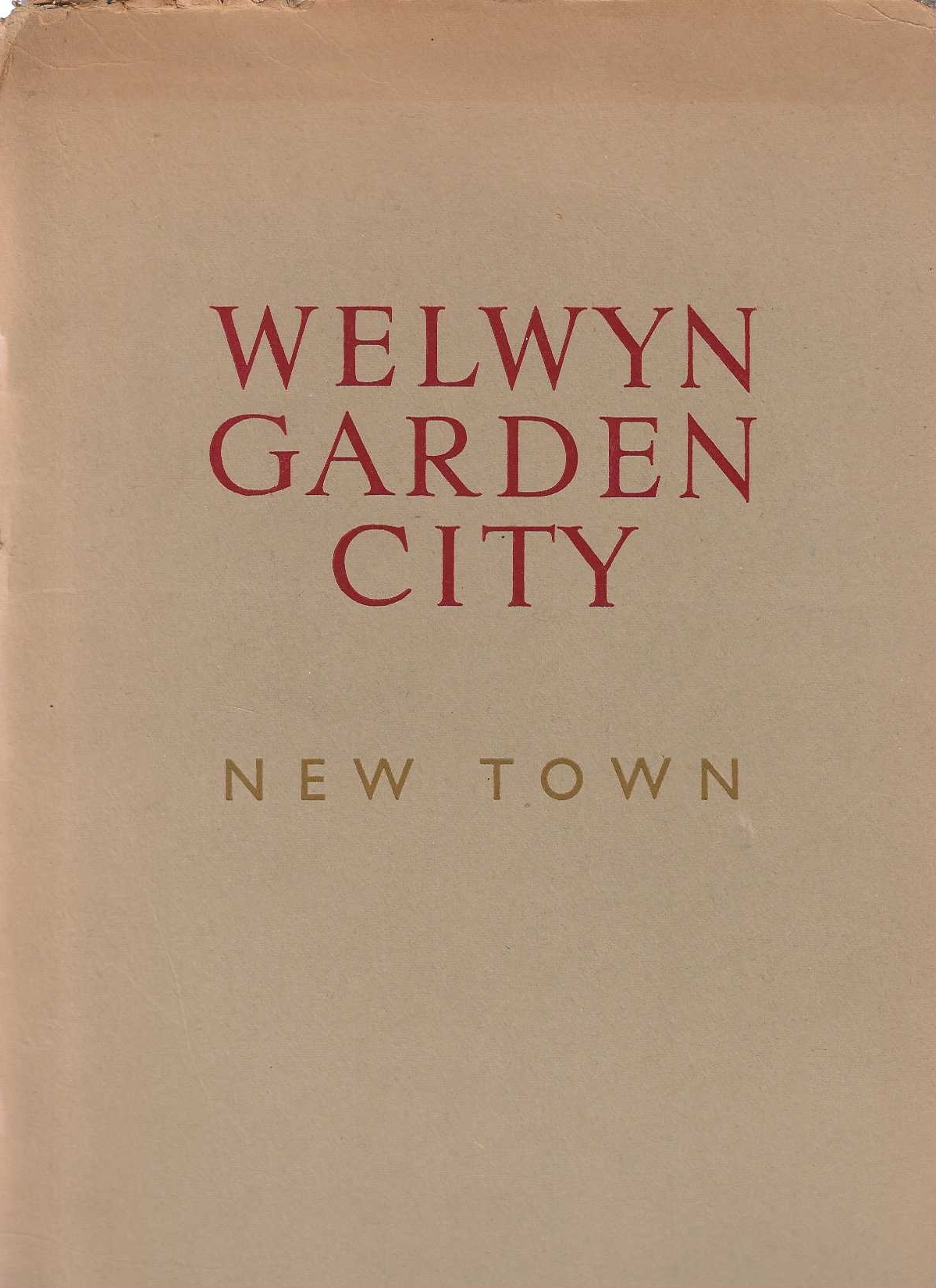 Welwyn Garden City. New Town