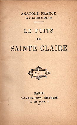 Le puits de Sainte Claire