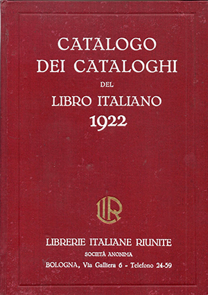 Catalogo dei Cataloghi del libro Italiano