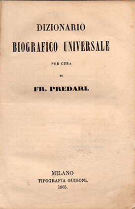 Dizionario biogradico universale