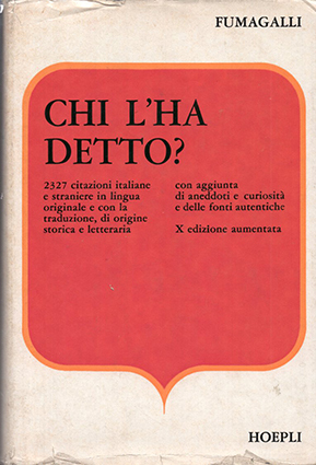 Chi l'ha detto?