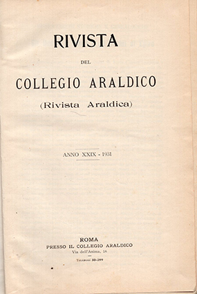 Rivista del collegio araldico (rivista araldica)