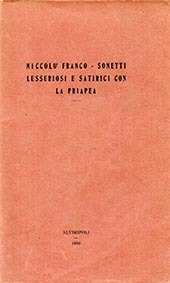 Sonetti lussuriosi e satirici con la priapea