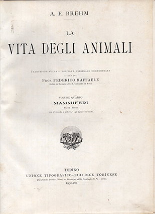 La vita degli animali