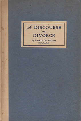 A discourse on Divorce