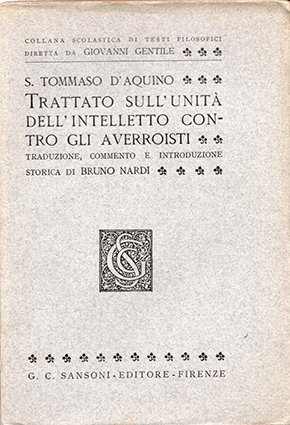 Trattato sull'unità dell'intelletto contro gli Averroisti