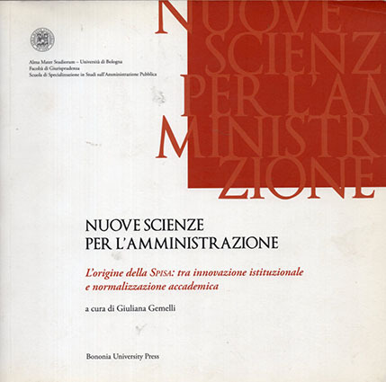 Nuove scienze per l'amministrazione