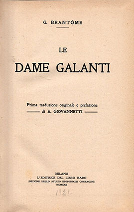 Le dame galanti