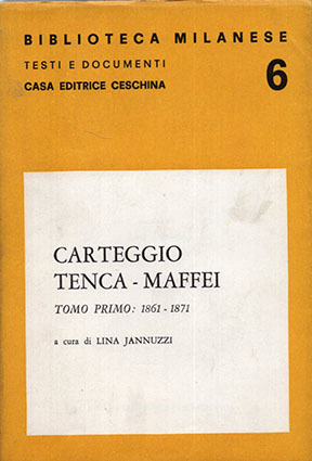 Carteggio Tenca-Maffei