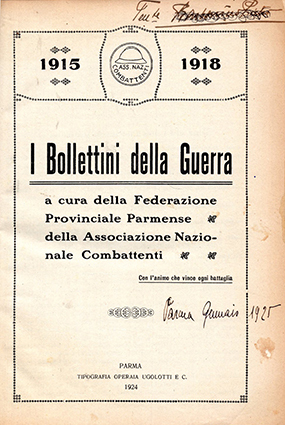 1915-1918 i bollettini della guerra