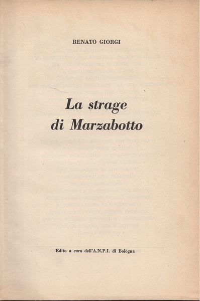 La strage di Marzabotto