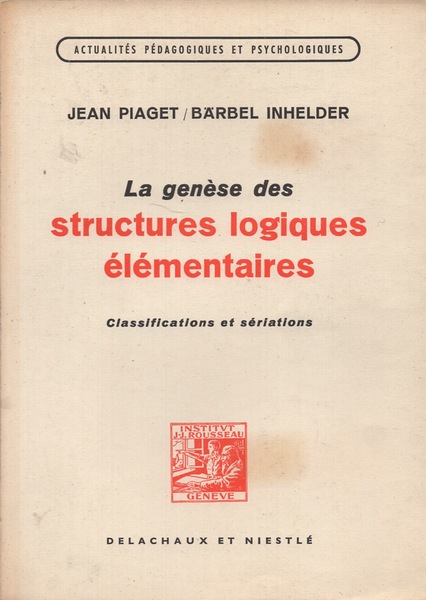 La genèse des structures logiques élémentaires