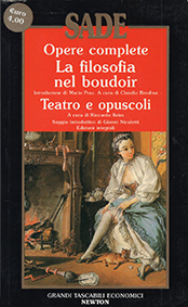 La filosofia del boudoir e Teatro e opuscoli