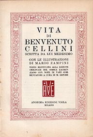 Vita di Benvenuto Cellini scritta da lui medesimo