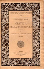 Critica della ragion pura