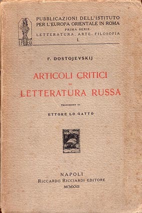 Aticoli critici di letteratura russa