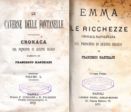 La caverna delle Fontanelle e Emma o le ricchezze