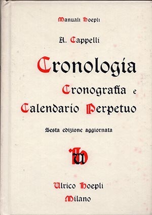 Cronologia, cronografia e calendario perpetuo