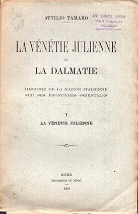 La Vénétie Julienne et la Dalmatie