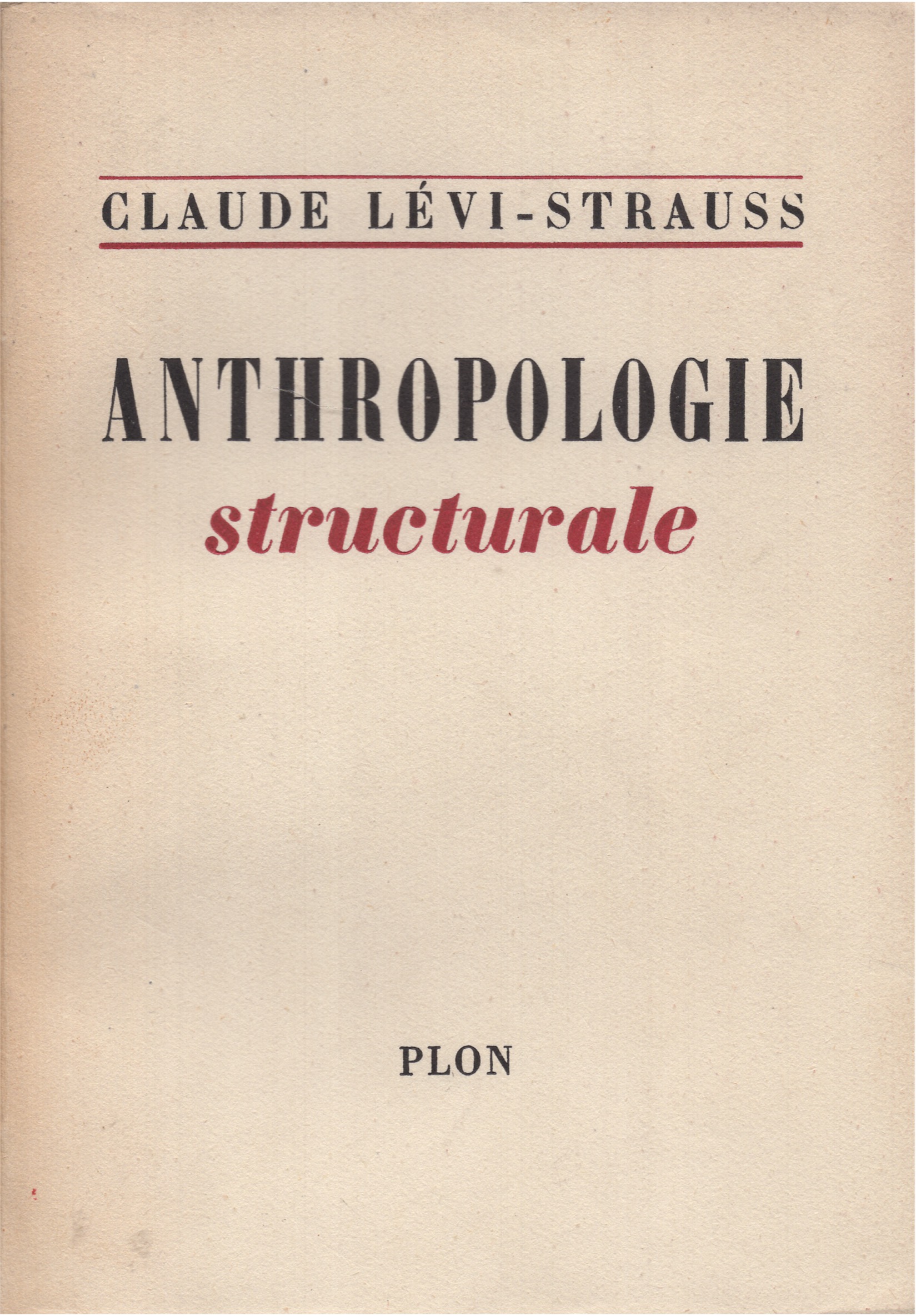 Anthropologie structurale