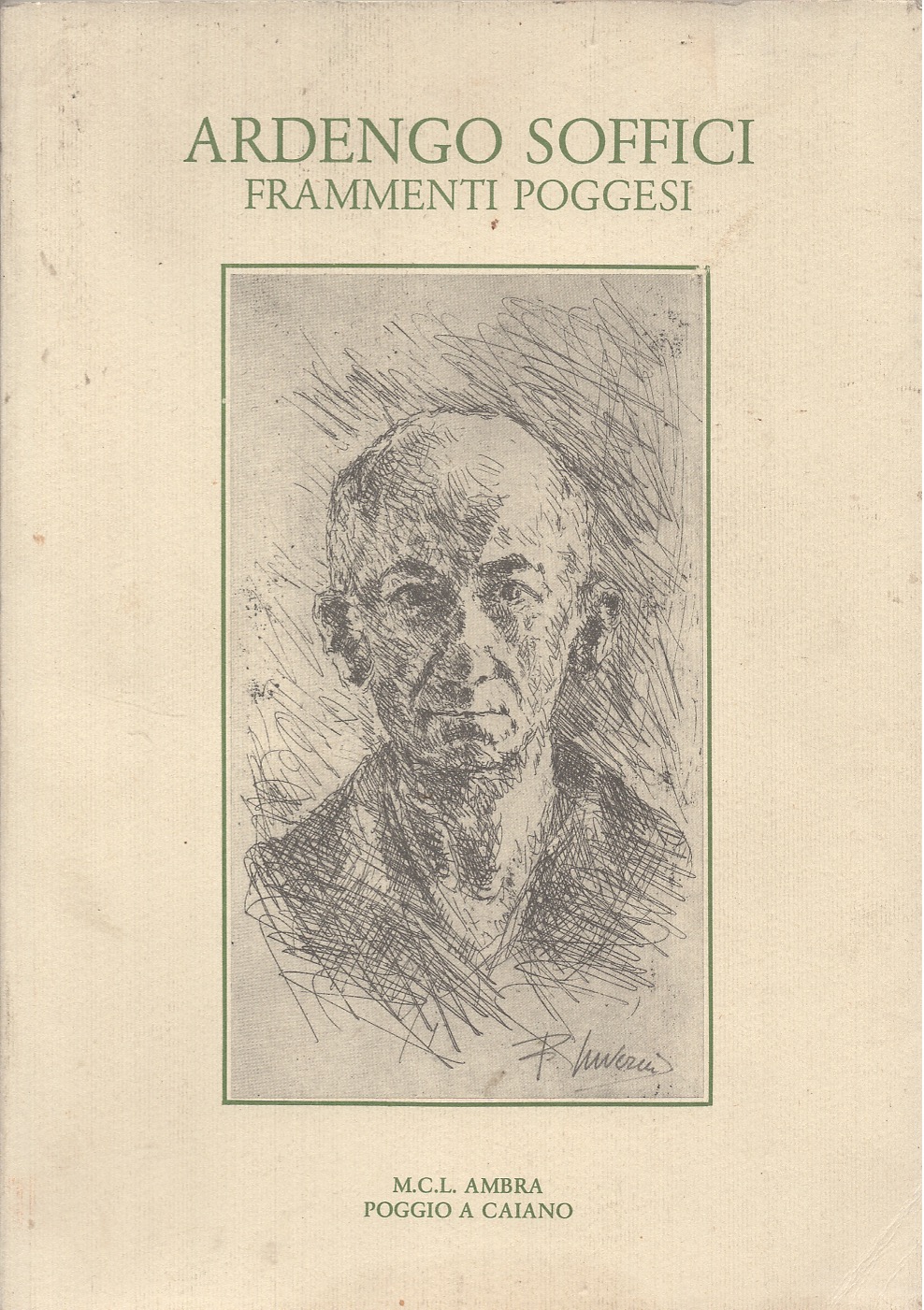 Ardengo Soffici frammenti poggesi
