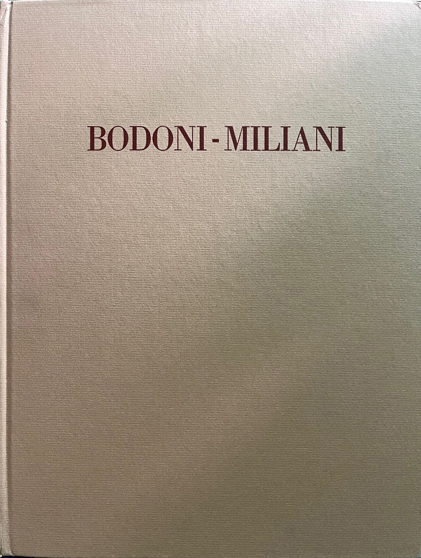 Bodoni - Miliani