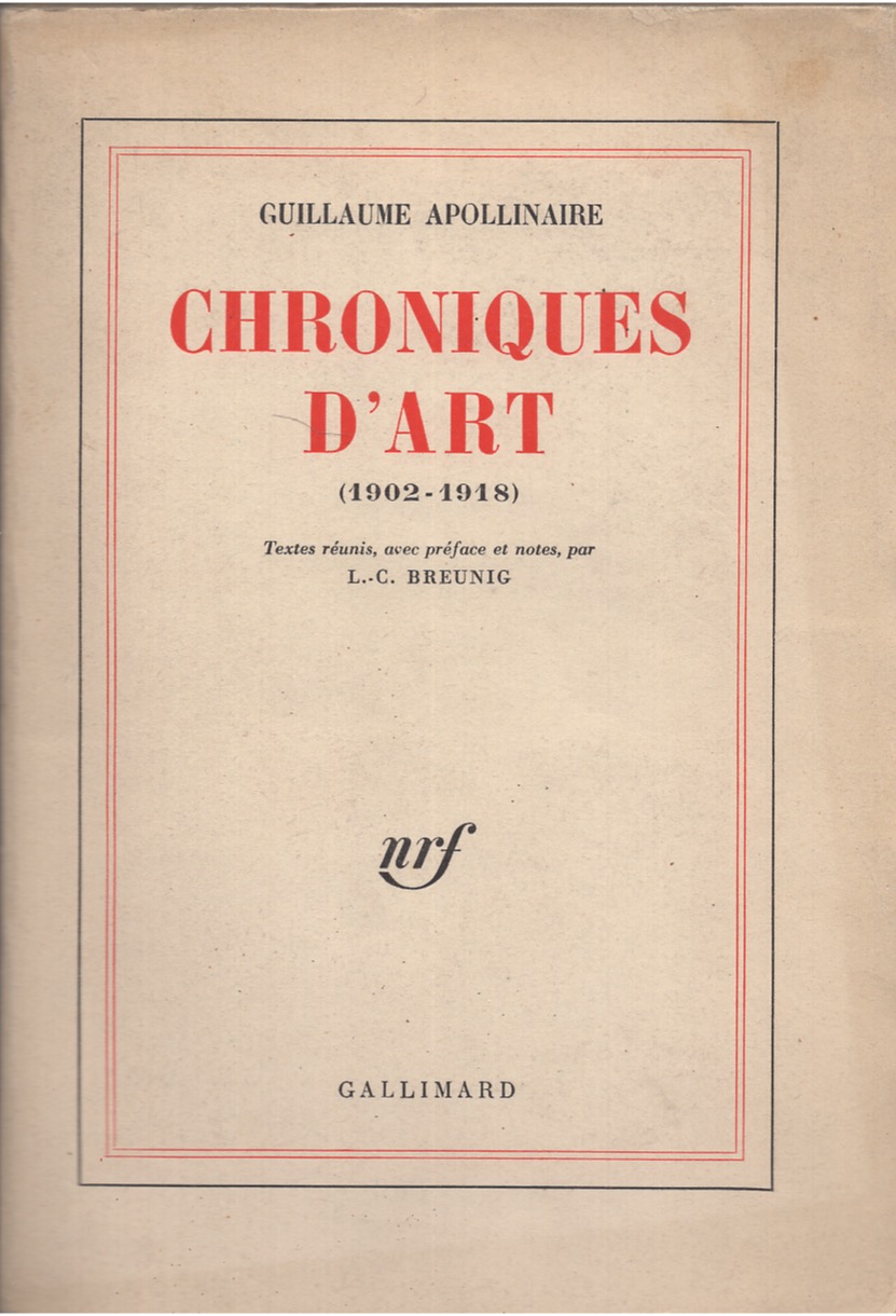 Croniques d'art (1902-1918)